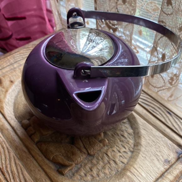 Teavana Fine Porcelain teapot , purple, retro vibes - Picture 4 of 13